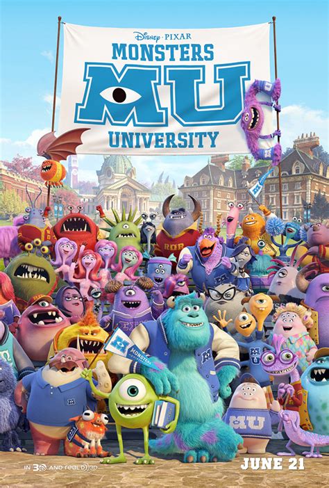 《怪物大学》曝光最新电影海报 全部动画人物悉数上阵_娱乐频道_凤凰网
