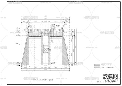 烽火台CAD施工图-免费3dmax模型库-欧模网