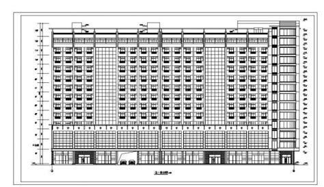 十三层綜合楼CAD设计图_住宅小区_土木在线