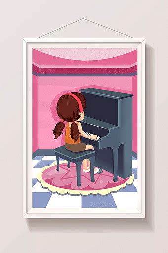 弹钢琴的女孩摄影图4256*2832图片素材免费下载-编号697232-潮点视频