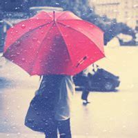 非主流淋雨女生头像