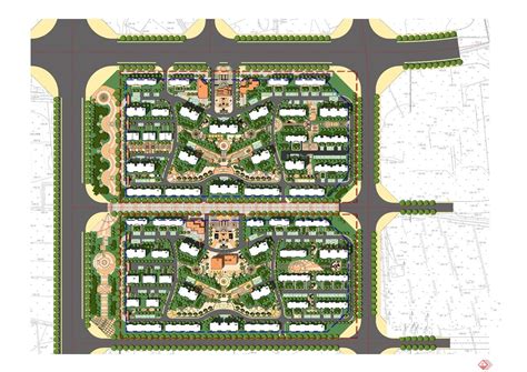 【居住区规划】居住区规划总平面集锦4_cad图纸下载_土木在线