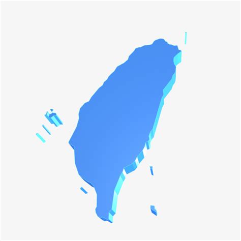 手绘台湾地图