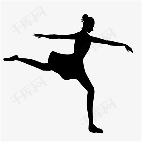 一个翩翩起舞的芭蕾舞女孩！