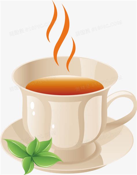 冒着热气的红茶杯子元素图片免费下载_PNG素材_编号vgpi4rjml_图精灵
