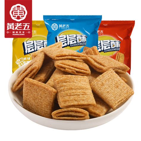 [Member Discount] Huang Laowu Crispy Layer-by-Layer Crisp 60G Spicy ...