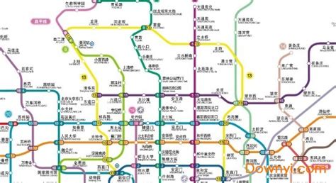 北京地铁规划图2021高清版下载-2021年北京地铁规划图下载-当易网