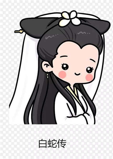 动漫小白蛇图片