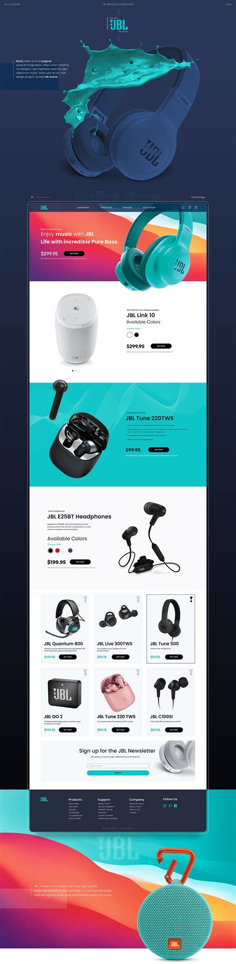 JBL在线购物商城网页概念设计 - 第一视觉