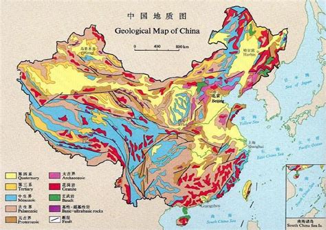中国地质图_地质地貌_初高中地理网