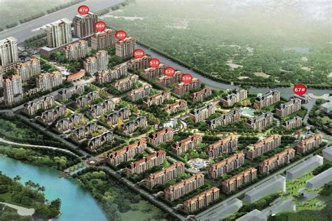 高档住宅小区水岸景观带PSD素材免费下载_红动中国