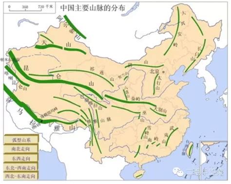 中国主要山脉分布图|〖岩土工程资料大全〗 - 领先的岩土技术社区，岩土领域的媒体、社区与应用平台！