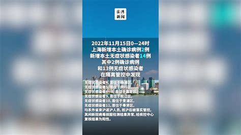 上海11月15日新增本土“2+14”_凤凰网视频_凤凰网