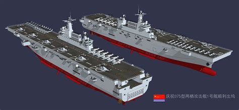 入列不久的075型两栖攻击舰“广西”舰