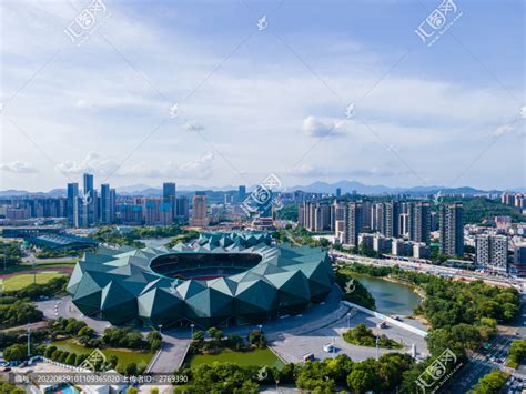 大运中心体育馆全景图,都市风光,建筑摄影,摄影素材,汇图网www.huitu.com