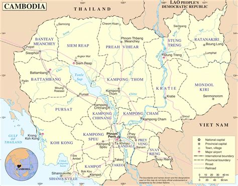 柬埔寨旅游地图 - 柬埔寨地图 - 地理教师网