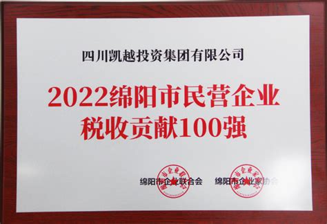 凯越集团荣登2022年度绵阳市游仙区民营企业20强榜单-凯越集团