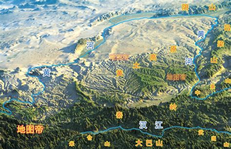 河套平原地图图片