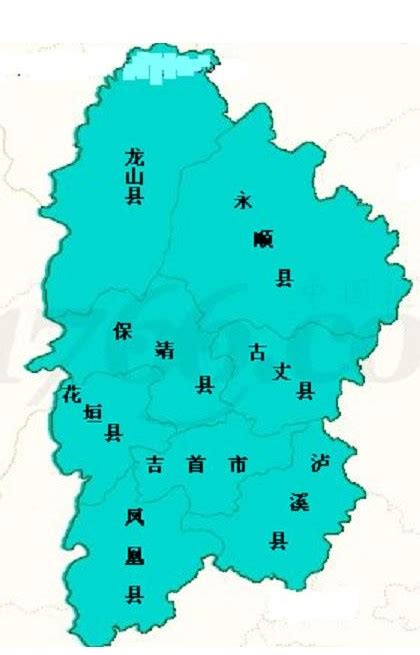 吉首市行政地图_图片_互动百科