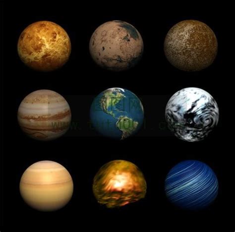 科学网—天文（23）一一太阳系八大行星直径、质量比拼 - 史永文的博文