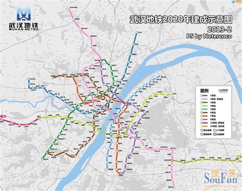 2020年武汉地铁32条线路超详细规划图，给我七年的时间！-清江锦城业主论坛- 武汉房天下