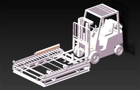 可用叉车上下线的托盘输送线3D模型下载_三维模型_SolidWorks模型 - 制造云 | 产品模型