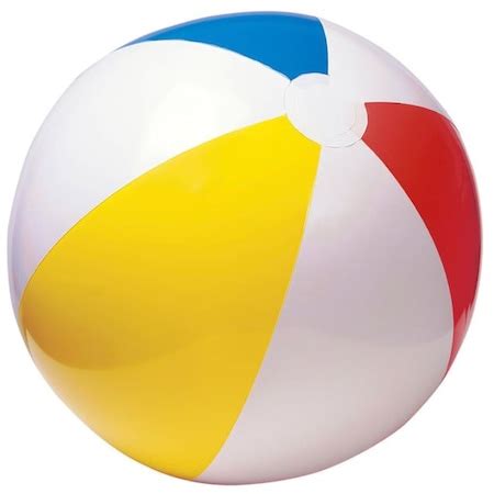 Многоцветна плажна топка с диаметър 51 см - eMAG.bg