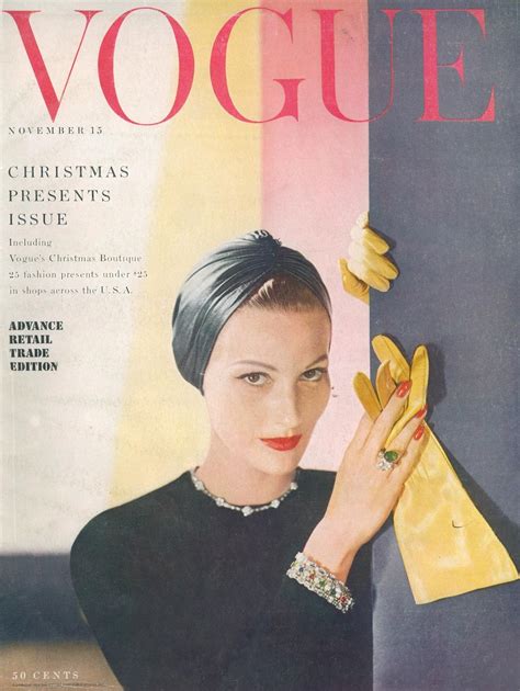 五十年代Vogue杂志封面|封面|杂志_新浪新闻