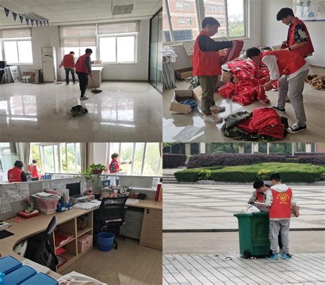 学生活动-清扫教室环境，共建文明校园——计算机（大数据）学院完成校园清扫志愿服务活动