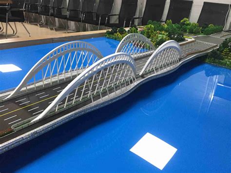 杭州亚运场馆北之江大桥模型-杭州杭艺模型有限公司