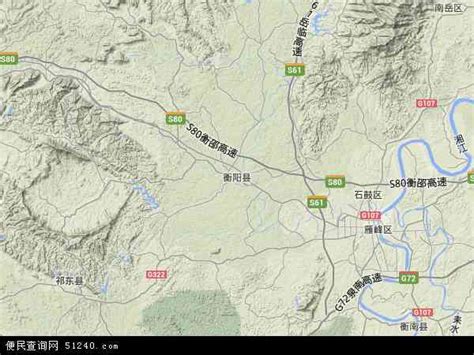 衡阳县地图 - 衡阳县卫星地图 - 衡阳县高清航拍地图