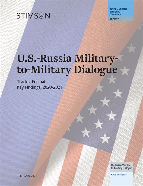 史汀生中心-美俄军事对话：第二轨道模式（英）-2022_报告-报告厅