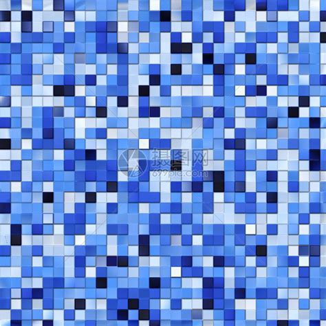 不同色调的蓝色瓷砖马赛克插画图片下载-正版图片402214993-摄图网