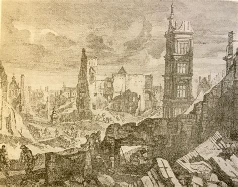 Bombardement van Brussel augustus 1695. – Gulickx