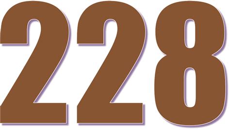 QUE SIGNIFICA EL NÚMERO 228 - Significado de los Números