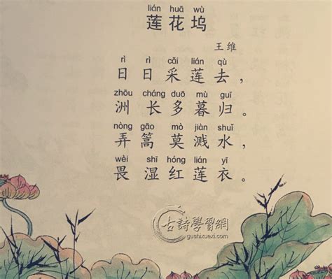 《莲花坞》王维唐诗注释翻译赏析 | 古文典籍网