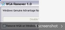 WGA Remover (free) download Windows version