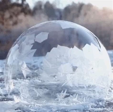 零下30度吹泡泡瞬间结冰花（图）