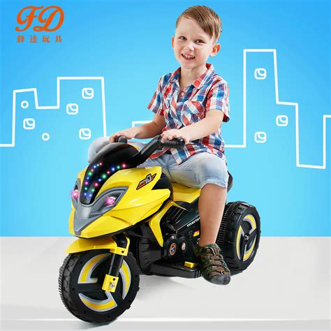 儿童电动摩托车三轮车1-3-6岁小孩玩具车可坐人宝宝充电遥控童车_虎窝淘