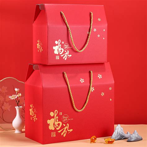 厂家定制手提个性五谷杂粮礼盒 特产包装盒 大米绿色农产品礼品盒-阿里巴巴