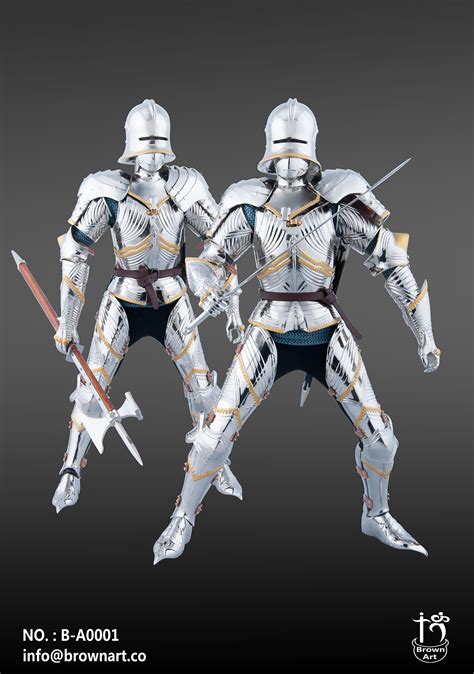 西方铠甲战士 士兵 圣骑士两套皮肤-cg模型免费下载-CG99