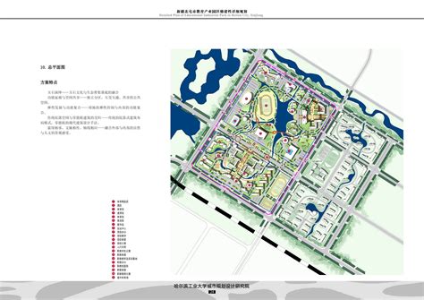 哈尔滨商业大学新址规划设计文本5张
