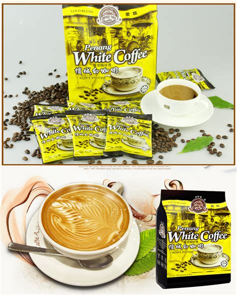 槟城咖啡树白咖啡马来西亚进口三合一经典原味速溶咖啡粉提神3袋_虎窝淘