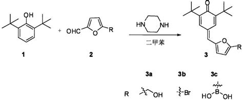 4-呋喃亚甲基-2,6-二叔丁基-2,5-环己二烯-1-酮化合物的合成及应用