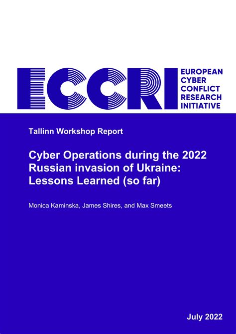 《2022年俄罗斯入侵乌克兰网络作战的经验教训》英文电子版（12页）_报告-报告厅