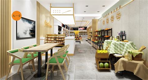 农产品店面设计、特产店面、水果店设计、干果店设计|3D|Architecture/Interior|点力中国_Original作品-站酷(ZCOOL)