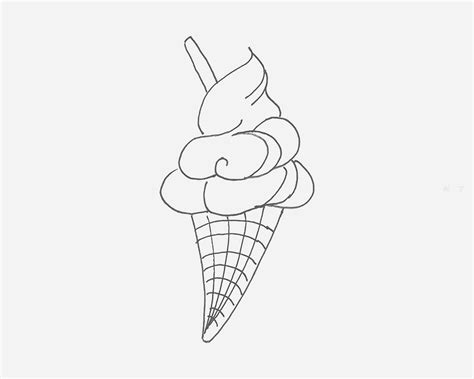冰淇淋怎么画