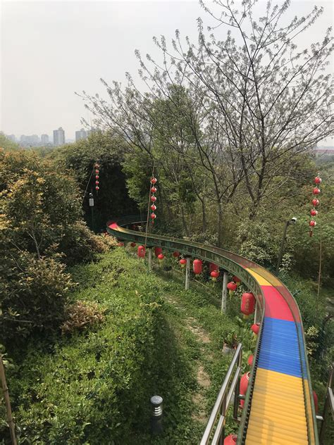 上海闵行体育公园五彩滑道