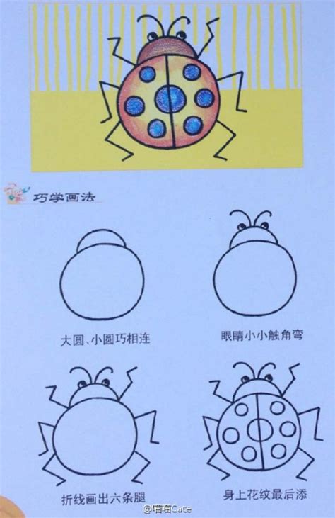 中班美术可爱的小瓢虫的教案