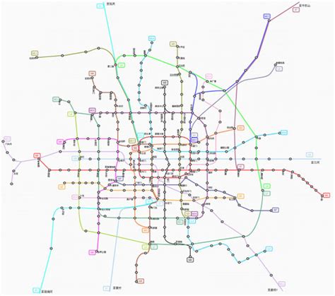 北京2022地铁规划图